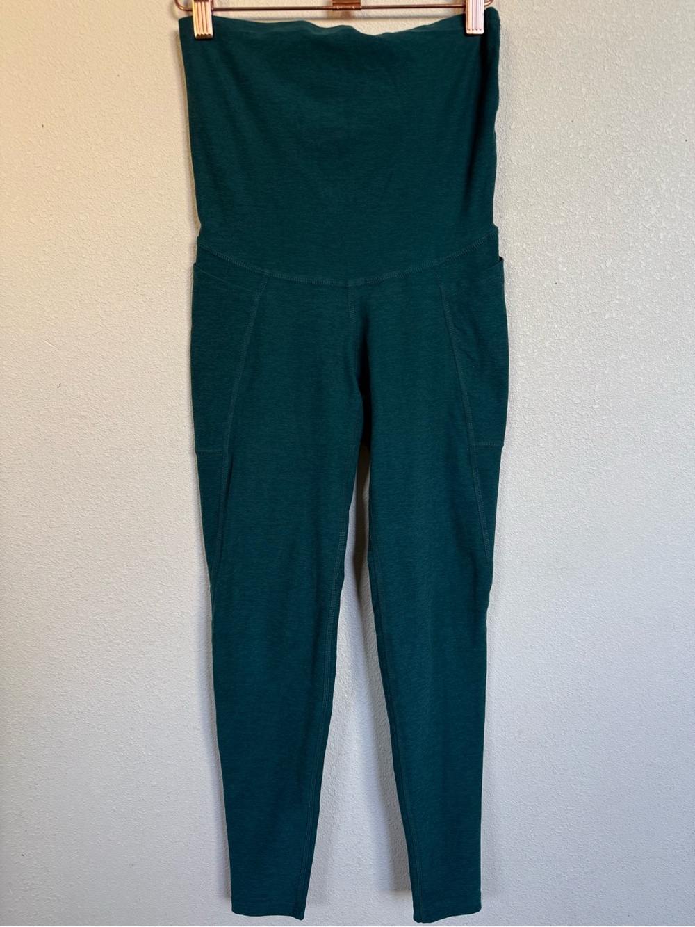 Beyond Yoga Beyond The Bump Maternity Leggings XS Teal High Waist - Picture 6 of 9